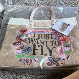 Brighton Burlap Tote